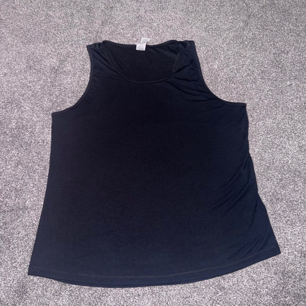 RBX Women's Basic Black Athletic Tank Top Size Large